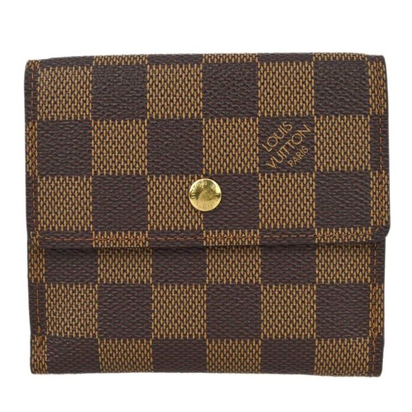 Auth Louis Vuitton Damier Porte Monnaie Cartes Credit Wallet - Picture 1 of 7